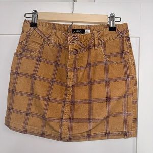 Plaid Mini Skirt